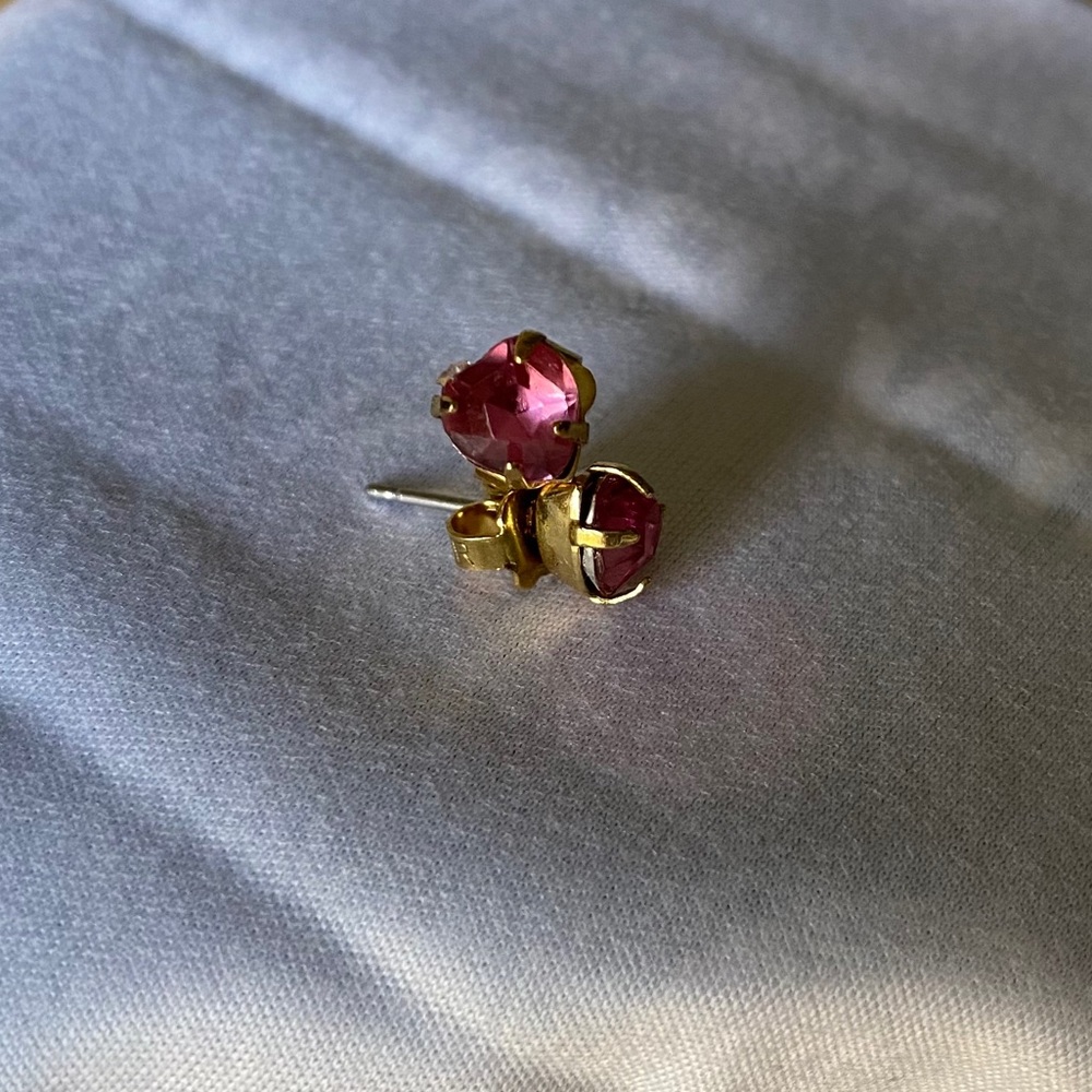 Pink Amethyst Earrings NWOT